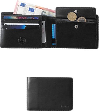 Thumbnail - bugatti Herren Geldbörse schwarz Leder