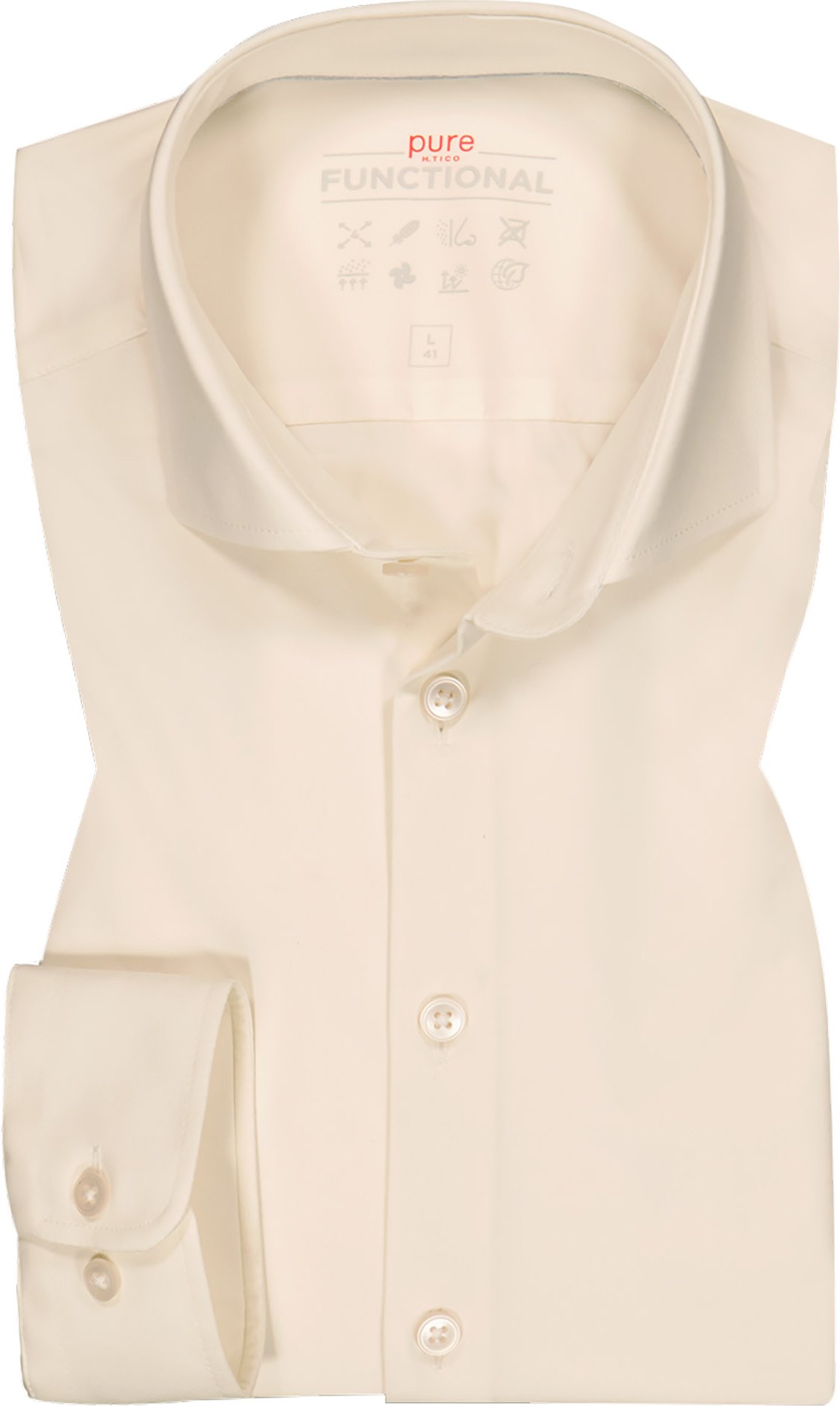 PURE Herren Hemd beige