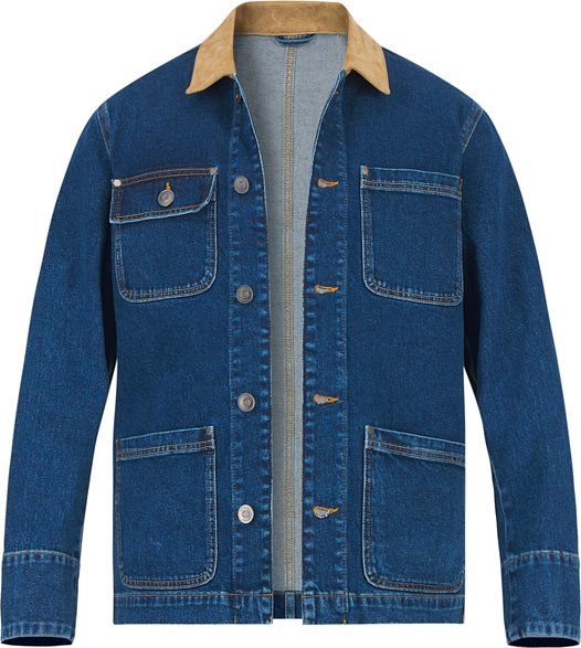 BOGGI MILANO Herren Jeansjacke blau