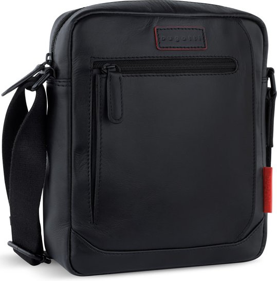 bugatti Herren Schultertasche schwarz