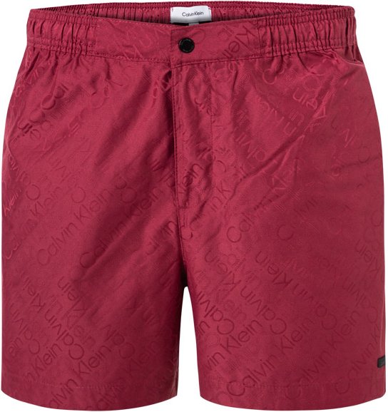 Calvin Klein Herren Badeshorts rot unifarben