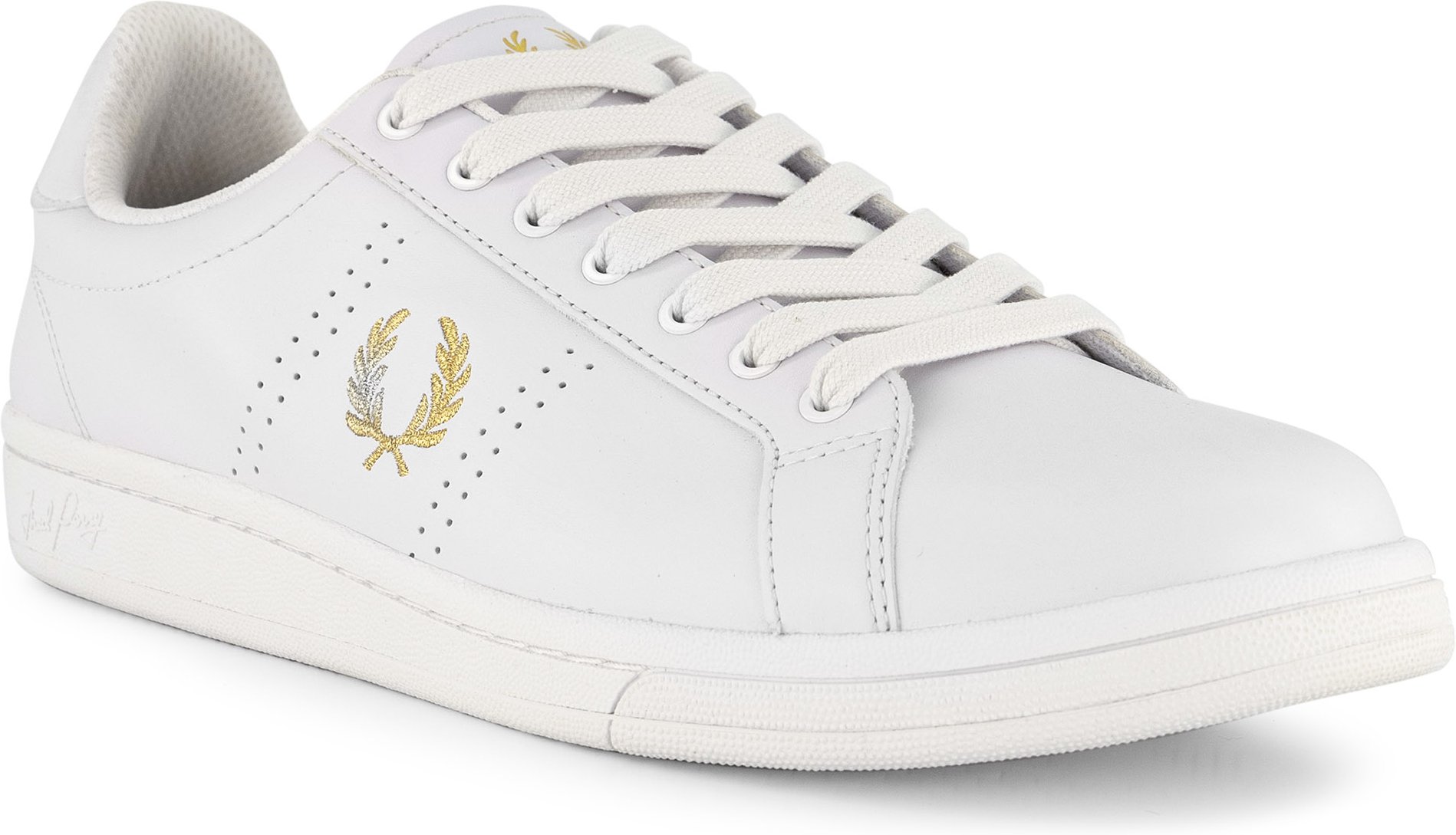 Thumbnail - Fred Perry Herren Sneaker weiß Glattleder