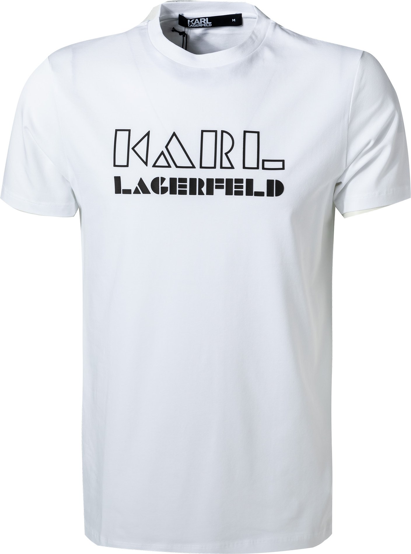 KARL LAGERFELD Herren T-Shirt weiß