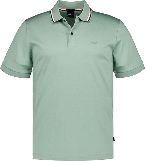 BOSS Black Herren Polo-Shirt grün Slim Fit