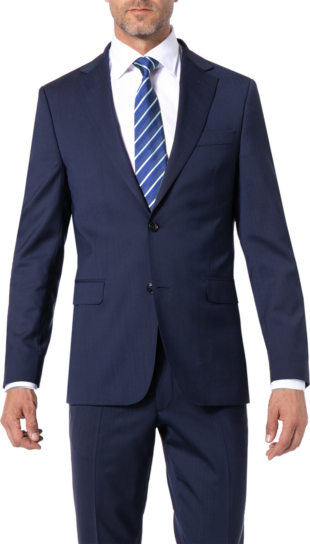 OSCAR JACOBSON Herren Sakko blau