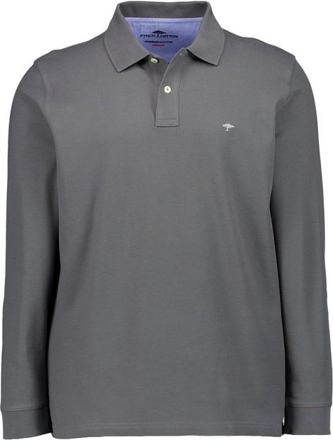 Thumbnail - Fynch-Hatton Herren Polo-Shirt grau