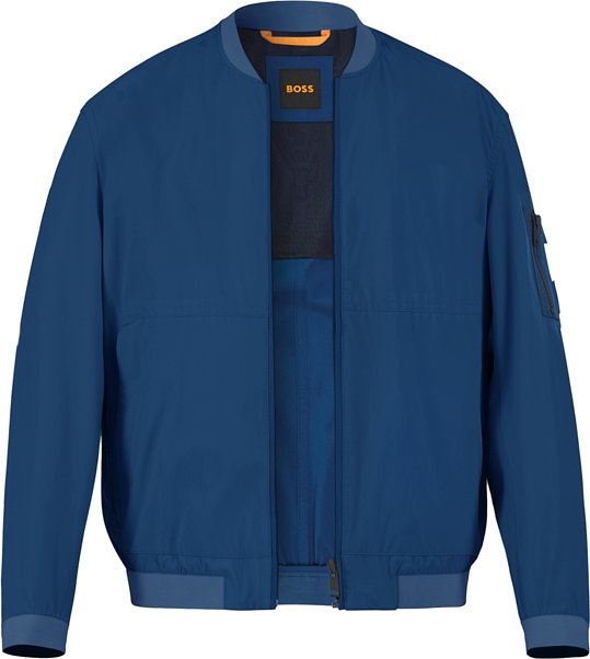 BOSS Orange Herren Jacken blau unifarben