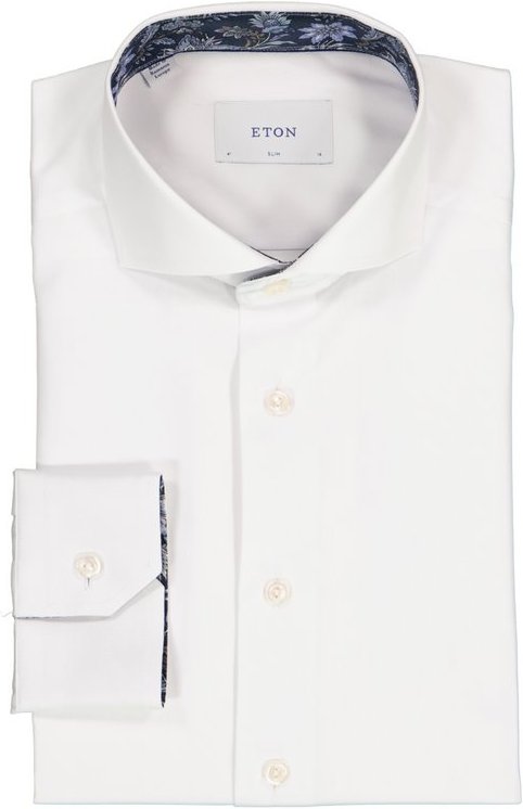 Thumbnail - ETON Herren Hemd weiß Slim Fit