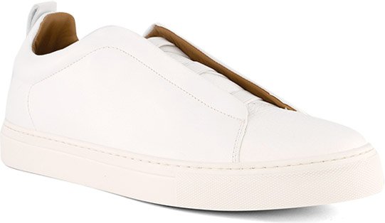 Thumbnail - Prime Shoes Herren Sneaker weiß Glattleder