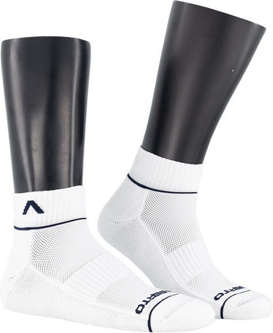 Thumbnail - Alberto Golf Herren Socken weiß Baumwolle & Mix unifarben