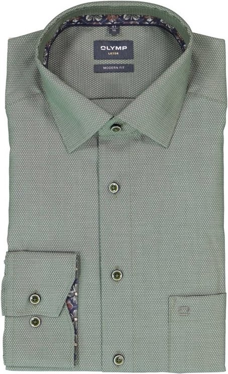 Thumbnail - OLYMP Herren Hemd grün