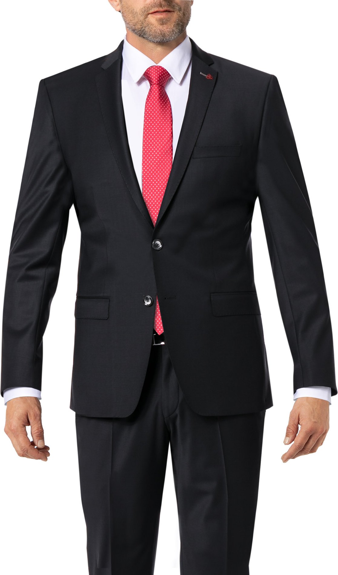 ROY ROBSON Herren Sakko schwarz Slim Fit