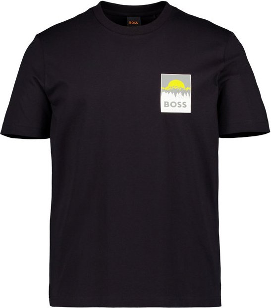 BOSS Orange Herren T-Shirt schwarz