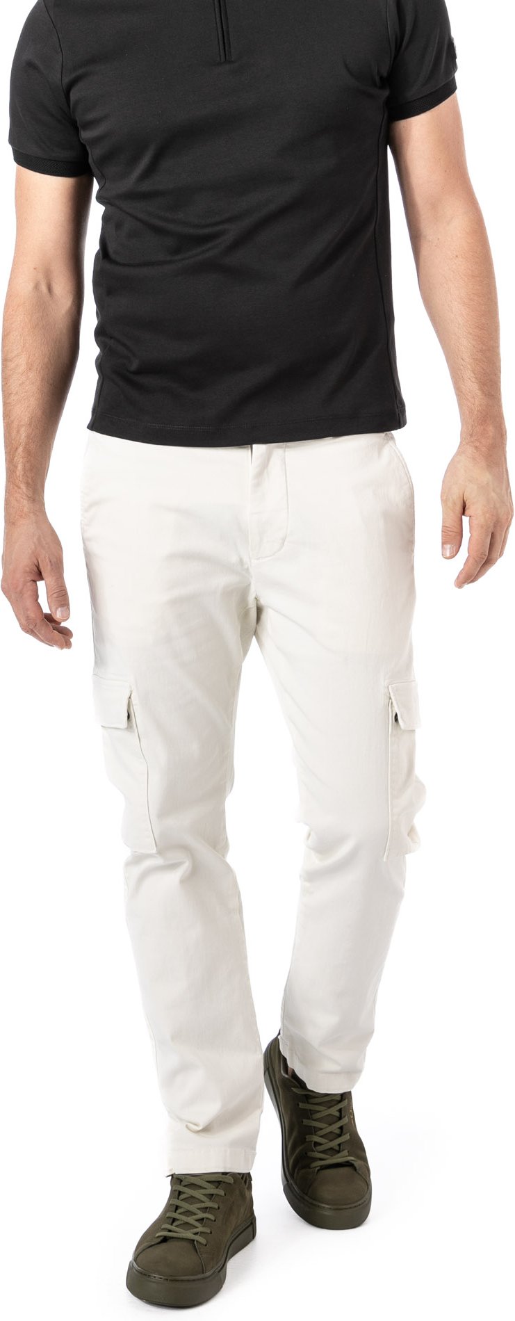 Pepe Jeans Herren Cargohose weiß Slim Fit