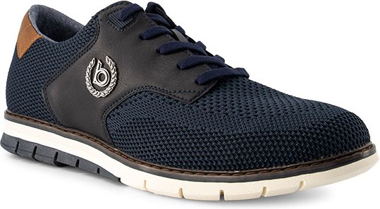 Thumbnail - bugatti Herren Schnürschuhe blau Textil & Canvas