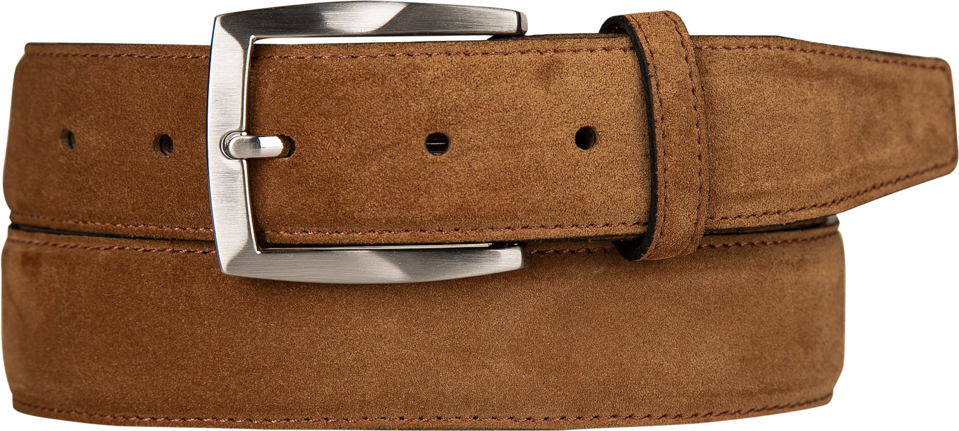 Thumbnail - Lindenmann Herren Gürtel braun Veloursleder