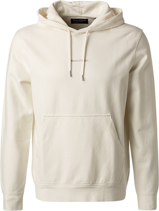Marc O'Polo Herren Hoodie weiß unifarben