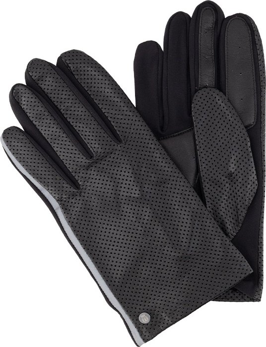 Roeckl Herren Autofahrer-Handschuhe schwarz Nappa