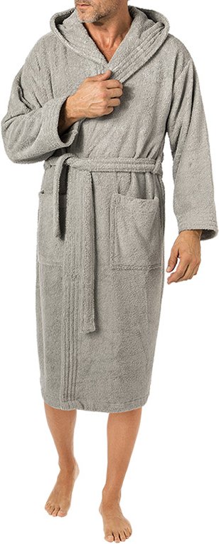 LASA Herren Bademäntel/-tücher grau