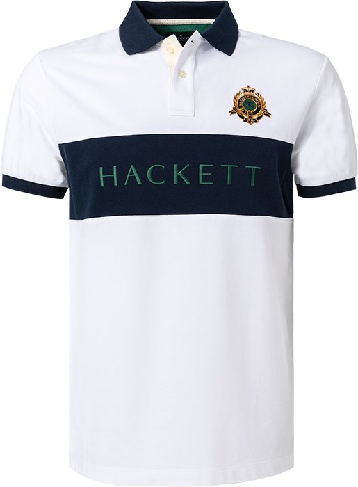 HACKETT Herren Polo-Shirt weiß