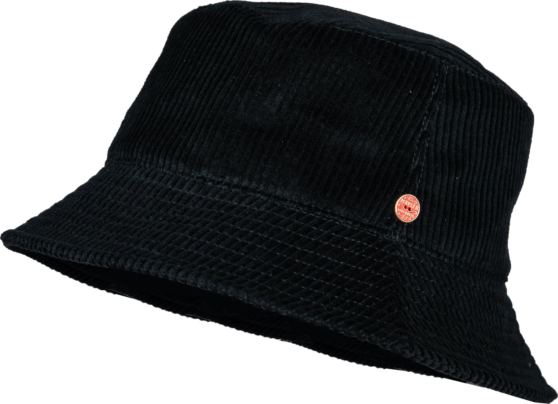 MAYSER Herren Mützen/Caps/Hüte schwarz Cord-Stoff