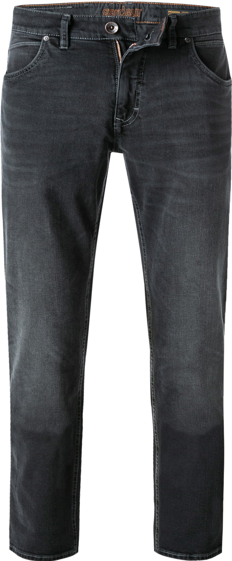 GARDEUR Herren Jeans schwarz