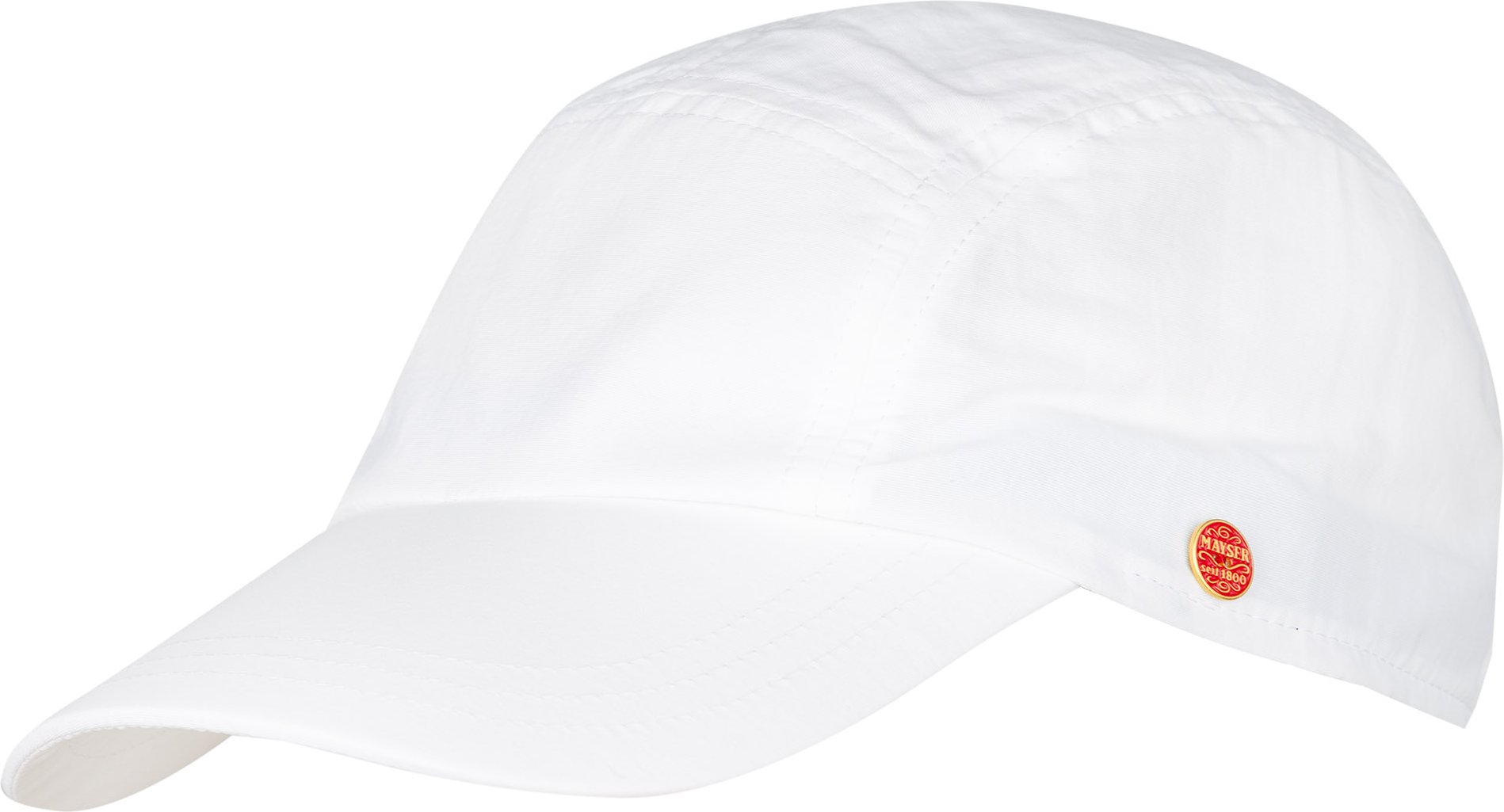 MAYSER Herren Cap weiß Baumwolle & Mix