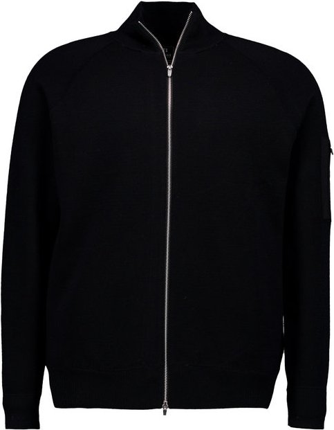 BOGGI MILANO Herren Cardigan schwarz unifarben