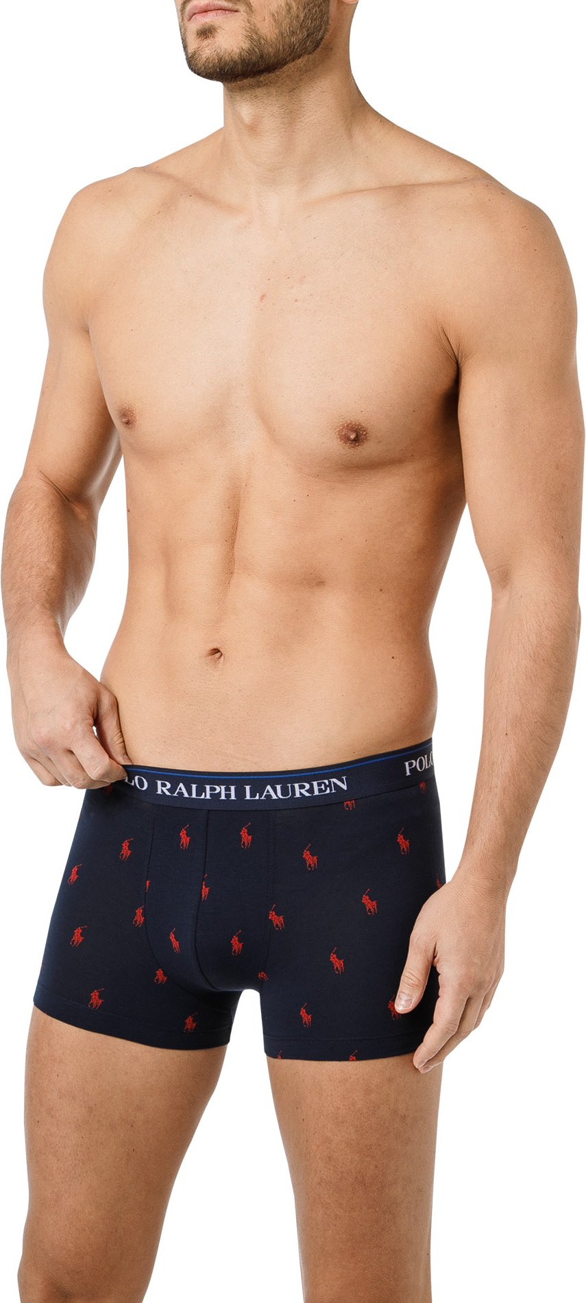 Polo Ralph Lauren Herren Trunks blau Baumwolle & Mix Gemustert,unifarben