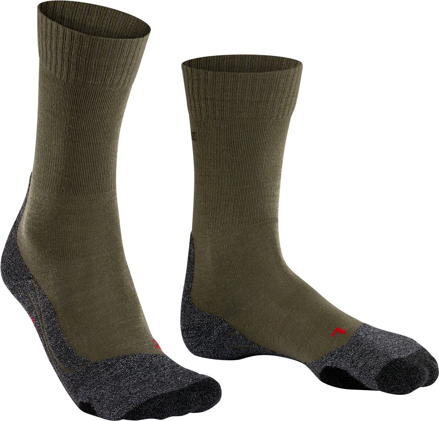 Falke Herren Socken grün Merinowolle unifarben