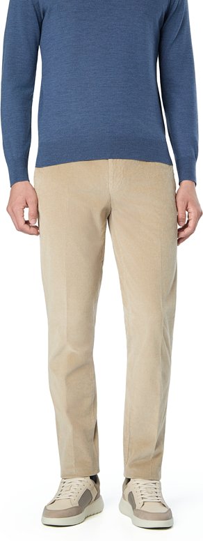 BOGGI MILANO Herren Hose beige Slim Fit