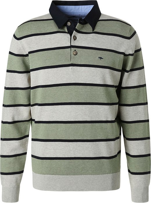 Thumbnail - Fynch-Hatton Herren Pullover beige Gestreift