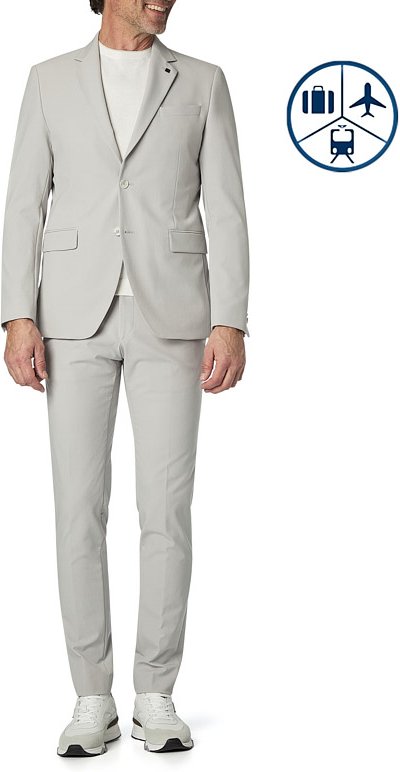 KARL LAGERFELD Herren Anzug grau