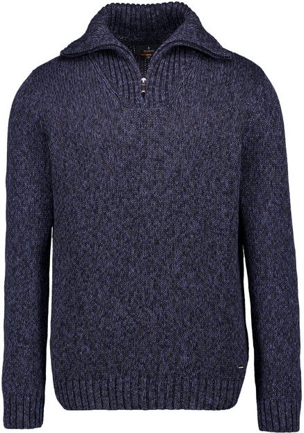 RAGMAN Herren Troyer blau unifarben