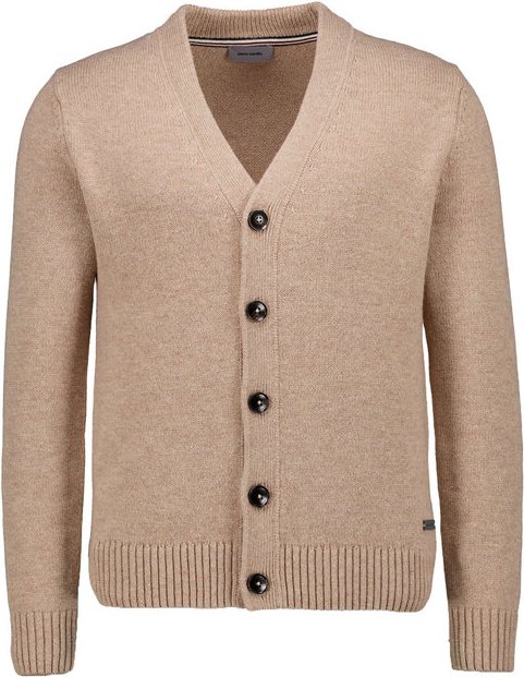Thumbnail - Pierre Cardin Herren Cardigan beige unifarben
