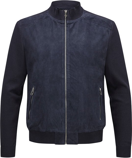 Thumbnail - MILESTONE Herren Blouson blau unifarben