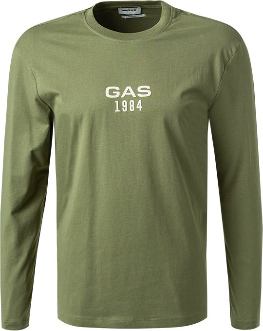 GAS Herren Longsleeve grün
