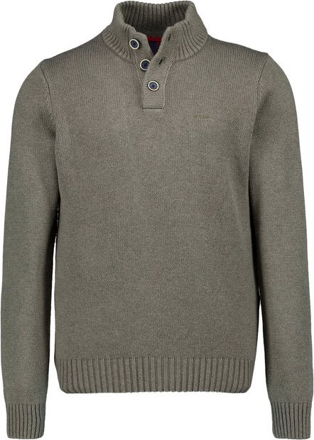Thumbnail - N.Z.A. Herren Pullover grün unifarben