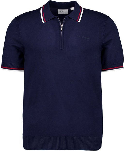 Ben Sherman Herren Polo-Shirt blau