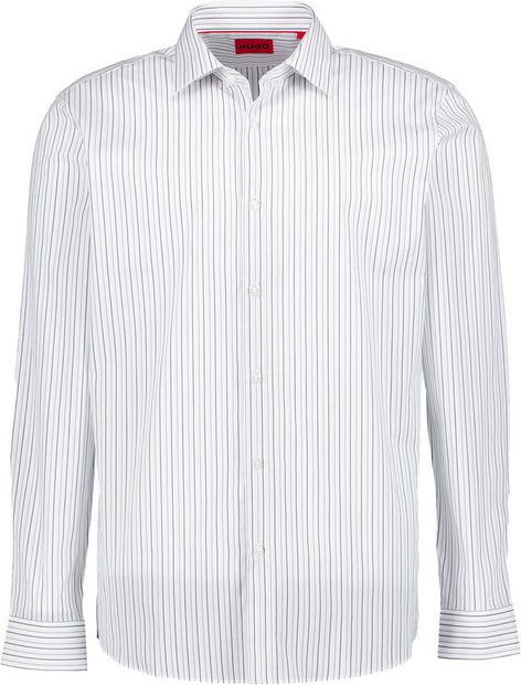 HUGO Herren Hemd weiß gestreift