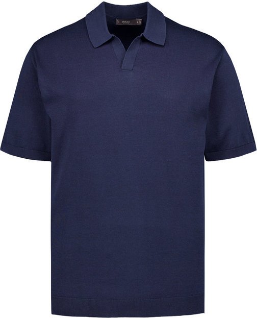 BOGGI MILANO Herren Polo-Shirt schwarz