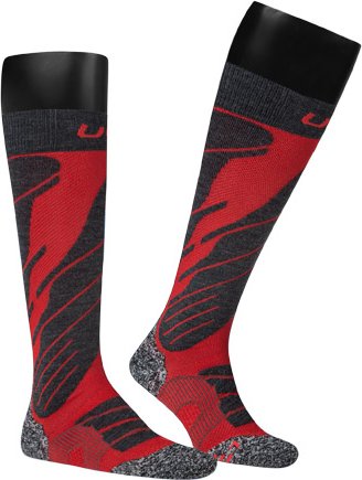 Thumbnail - UYN Herren Skisocken grau Mikrofaser/Funktion unifarben