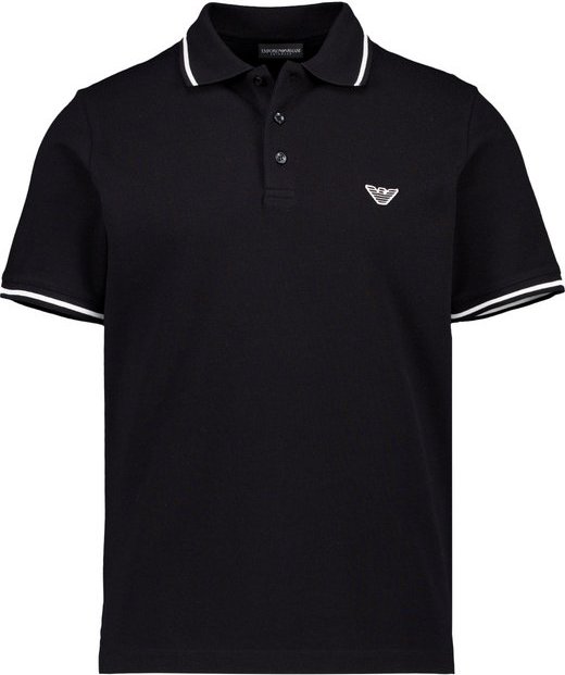 Thumbnail - EMPORIO ARMANI Herren Polo-Shirt blau,schwarz