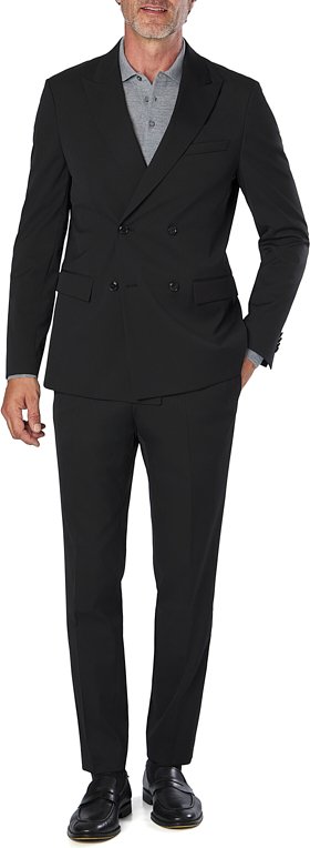 Thumbnail - BOSS Black Herren Anzug schwarz Slim Fit