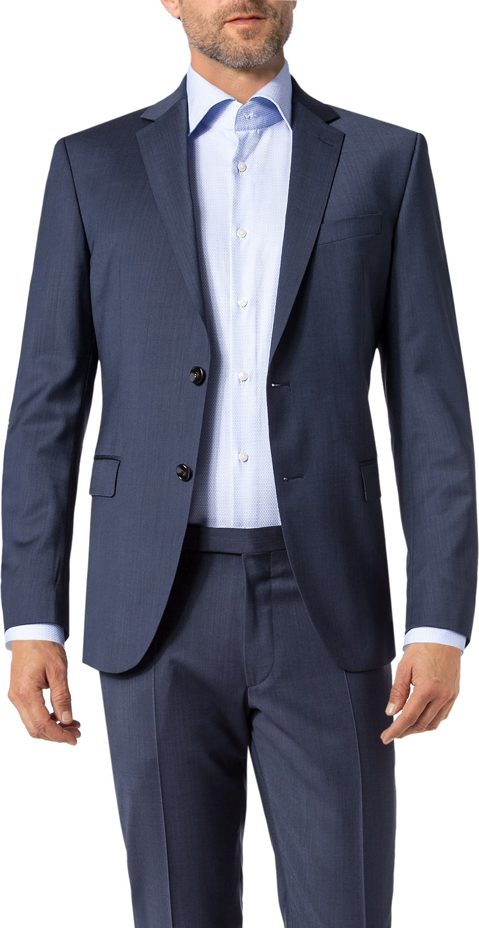 JOOP! Herren Sakko blau meliert Slim Fit