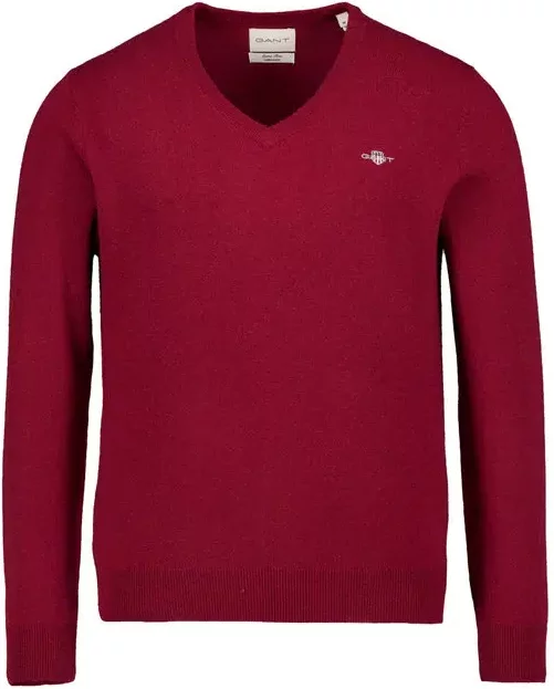 Gant Herren Pullover rot unifarben