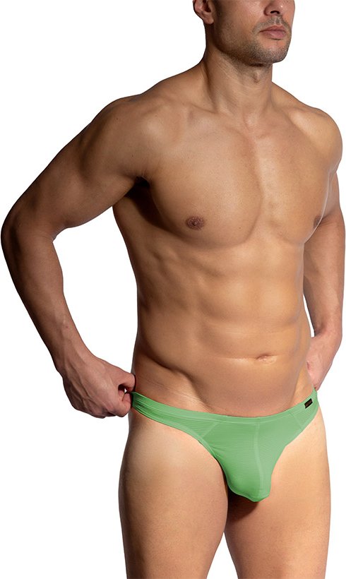 Olaf Benz Herren Unterwäsche grün Mikrofaser/Funktion unifarben