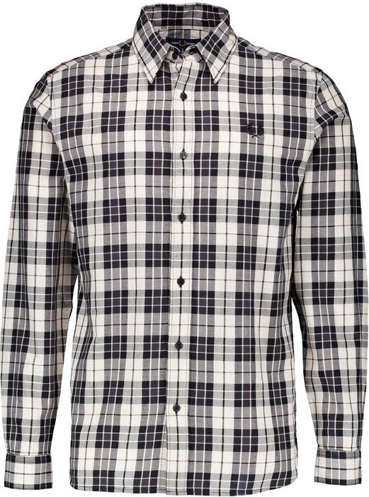 Fred Perry Herren Hemd beige kariert