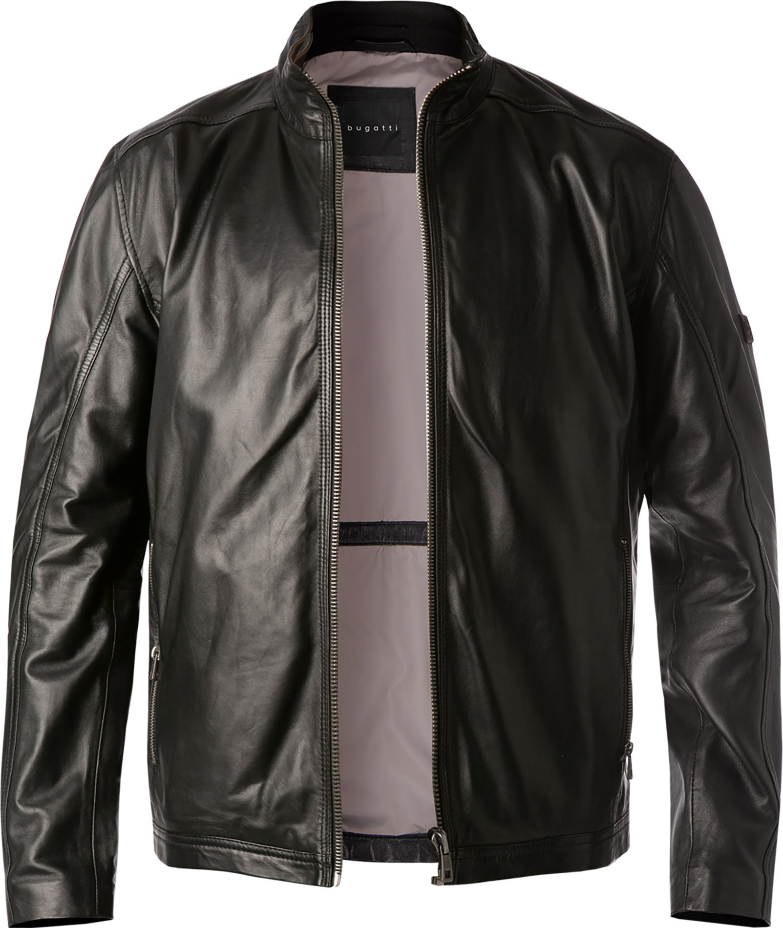 bugatti Herren Jacken schwarz unifarben