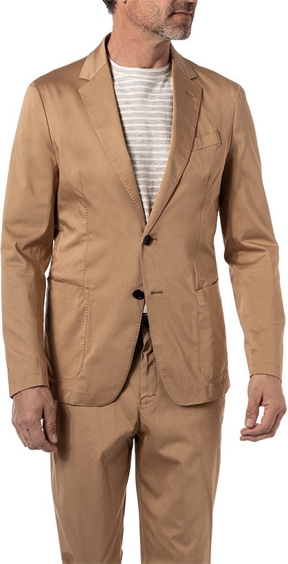 BOSS Black Herren Sakko beige Slim Fit